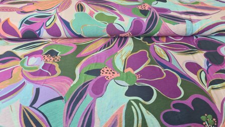 Viscose Crepe Tahiti Cyclam