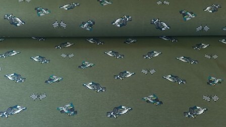 Cotton Jersey F1 Green
