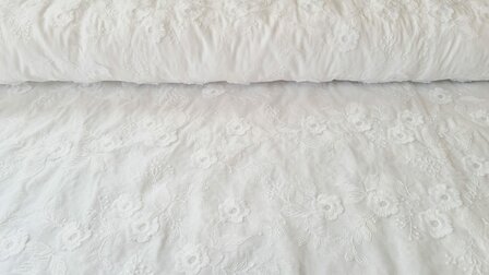 Cotton Embroidery Off White