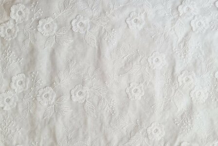 Cotton Embroidery Off White