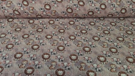 Mousseline Baby Wild Life Taupe