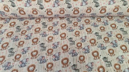 Mousseline Baby Wild Life Beige