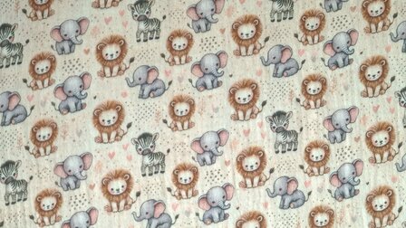 Mousseline Baby Wild Life Beige