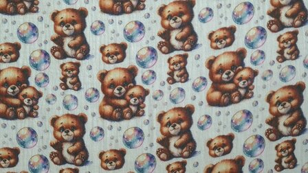 Mousseline Baby Bears &amp; Bubbles