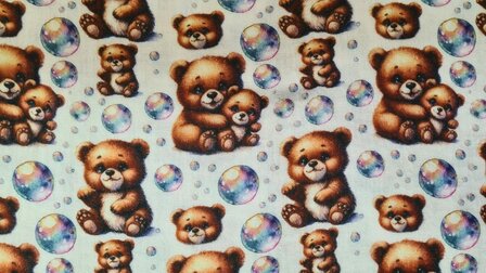 Mousseline Baby Bears &amp; Bubbles