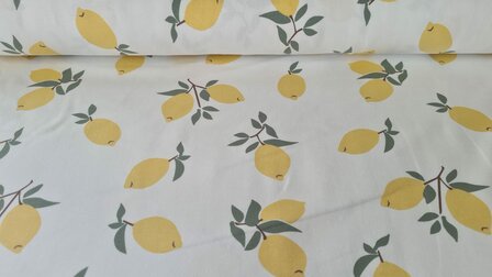 Cotton Jersey Lemons