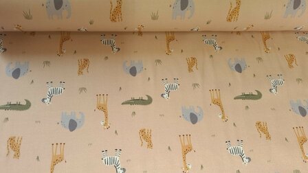 Cotton Jersey Baby Safari Sand