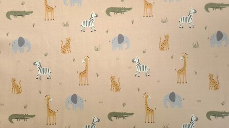 Cotton Jersey Baby Safari Sand