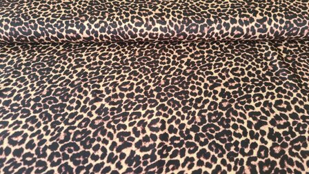 Viscose Satin Leo Brown