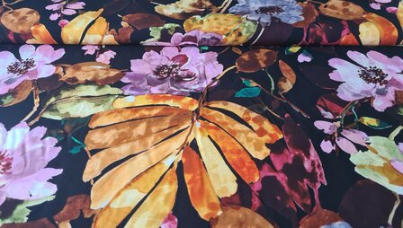 Viscose Flowers Multi-Lilac