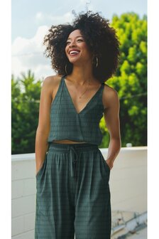 Viscose  Jacquard Smock Ecru