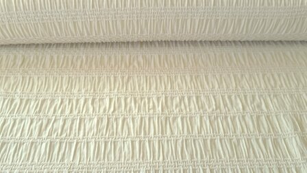 Viscose  Jacquard Smock Ecru