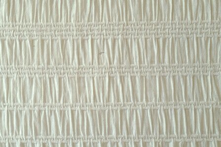 Viscose  Jacquard Smock Ecru