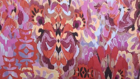 Heavy Viscose Jersey Watercolour Pink