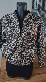 Jacquard Leopard Beige
