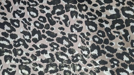 Jacquard Leopard Beige