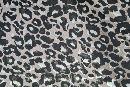 Jacquard Leopard Beige