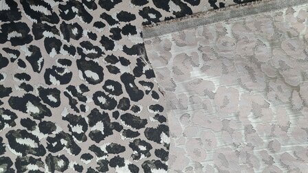 Jacquard Leopard Beige