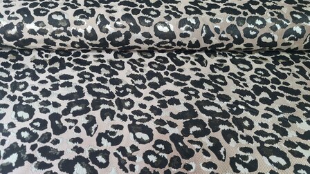 Jacquard Leopard Beige