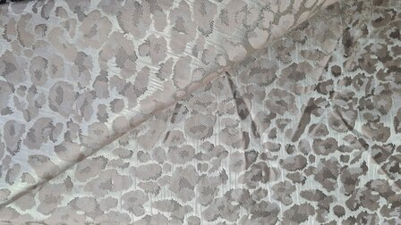 Jacquard Leopard Beige