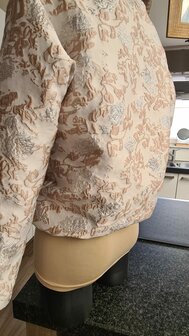 Jacquard Flowers Beige