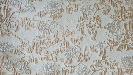 Jacquard Flowers Beige