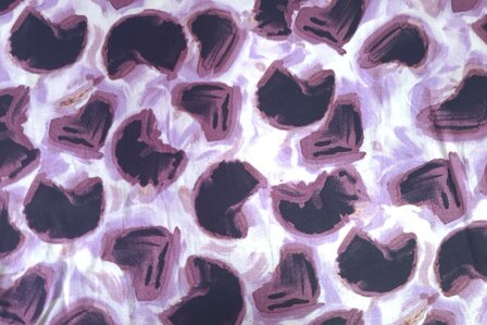 Viscose Satin Leo Lilac