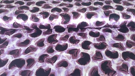 Viscose Satin Leo Lilac