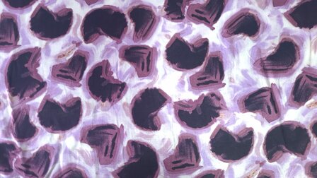 Viscose Satin Leo Lilac