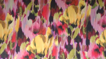 Viscose Stretch Satin Blurry  