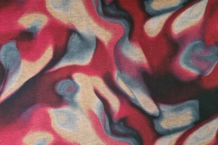 Punta Abstract Shape Red