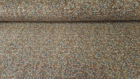 Stretch-Cord Milles-Fleurs Beige
