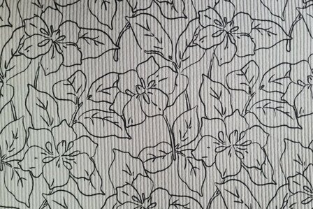 Stretch-Cord Flowers Off White