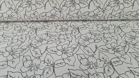 Stretch-Cord Flowers Off White
