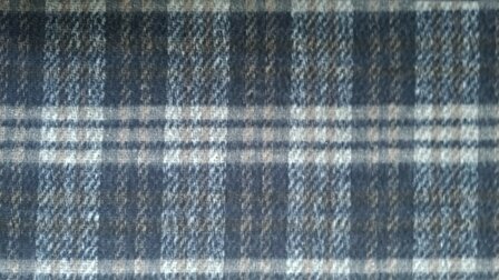 Wooltouch Check Navy/Grey