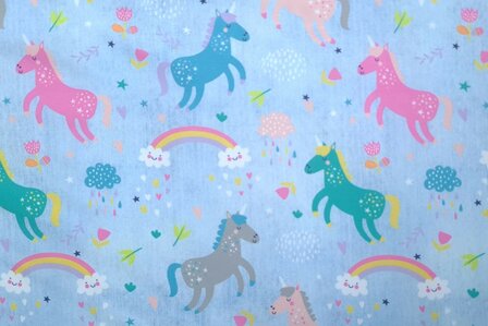 Soft Shell Digital Unicorn Blue