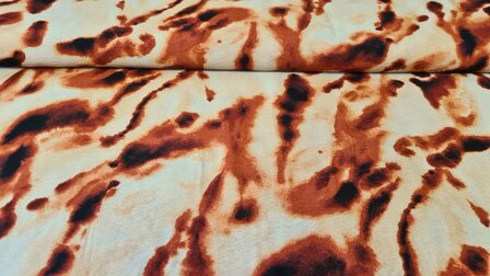Viscose Crepe Blurry Brick