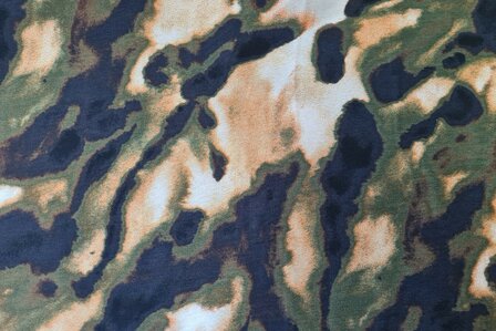 Viscose Crepe Blurry Navy