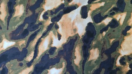 Viscose Crepe Blurry Navy