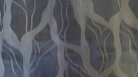 Viscose Jacquard Abstract Brown