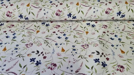 French Terry Twigs Off White