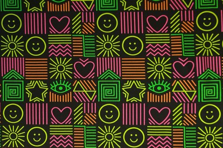 French Terry Smiley Neon