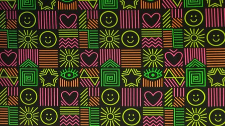 French Terry Smiley Neon