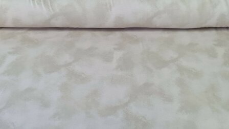 Cotton Jersey Batik Shapes Beige