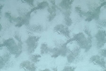 Cotton Jersey Batik Shapes Green