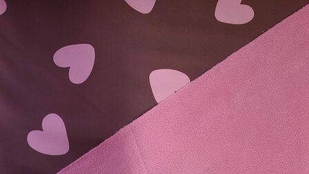 Soft Shell Hearts Bordeaux