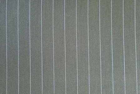 Pin Stripe Stretch Green