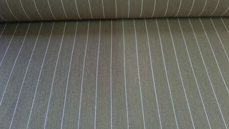 Pin Stripe Stretch Green