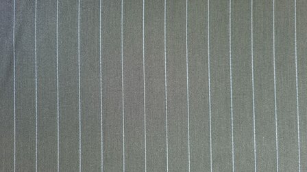 Pin Stripe Stretch Green