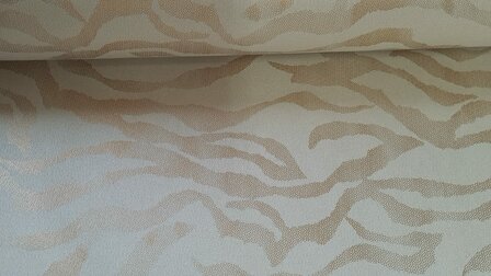 Scuba Su&egrave;de Zebra Ecru